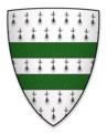 Coat of arms of William de Lanvallei, Lord of Standway Castle