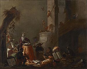 College of Animals by Cornelis Saftleven