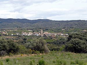 Panoramic view of Colungo