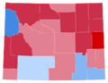 County results of the 2008 United States House of Representatives election in Wyoming