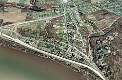 An aerial view of Dauphin