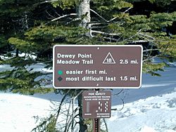 Dewey-trail-marker