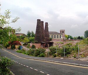 Disused Bottle ovens of Acme Marls on Bourne's Bank, Burslem