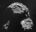 ESA Rosetta NAVCAM Agilkia landing site on comet 67P 20141106 mosaic