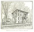 FARMER(1884) Detroit, p499 RESIDENCE OF SIMON HEAVENRICH, 43 WINDER ST. BUILT IN 1875