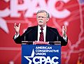 Former U.S. Ambassador to the U.N. John Bolton speaking at the 2015 Conservative Political Action Conference (CPAC) in National Harbor, Maryland
