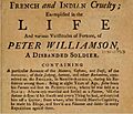 French and Indian Cruelty title page