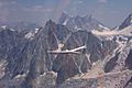 Glider at Mont Blanc