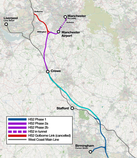 HS2 phase 2 Manchester