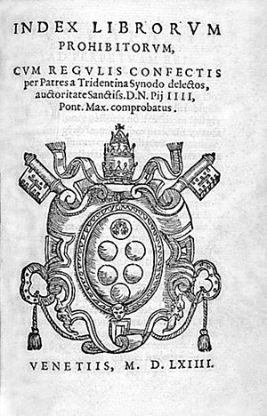 Index Librorum Prohibitorum 1