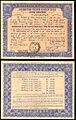 India 1964 Premium Prize Bond certificate