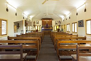 Interior of the Tennant Creek Catholic Church