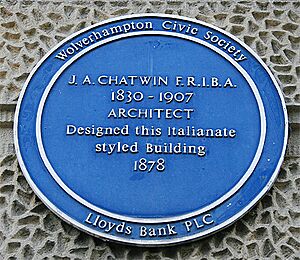J.A. Chatwin blue plaque