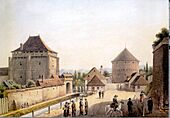 Johann Böbel - Poarta Burger-Ocnei, la 1857