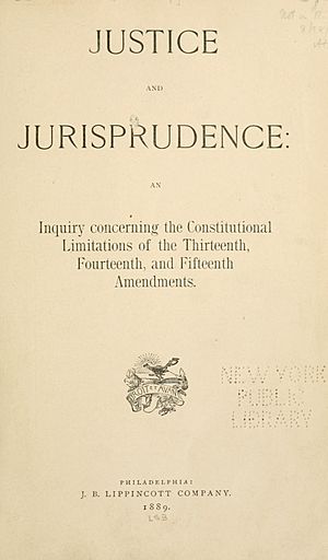 Justice and Jurisprudence - Cover Page - 1889.jpg