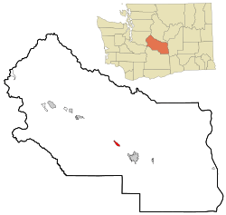 Location of Thorp, Washington