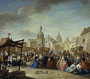 La Feria de Madrid en la plaza de la Cebada (Manuel de la Cruz Vázquez)