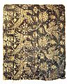 Lampas textile silk and gold Italy second half of 14th century