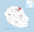 Locator map of Sainte-Suzanne 2018