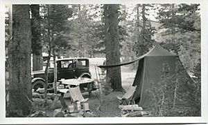 Mary Agnes Yerkes, Camping in Yosemite