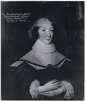 Mary Fane, wife to Francis, Earl of Westmorland, daughter and Heir to Sir Anthony Mildmay, Kt of Apethorp in County Northampton