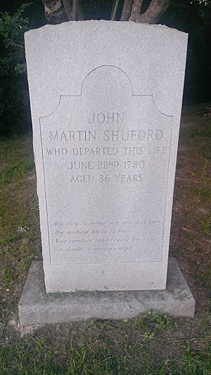 Memorial to Loyalist John Martin Shuford at Ramsour's Mill.jpg