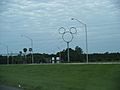 Mickey Mouse shaped transmission tower Celebration FL