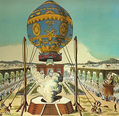 Montgolfier brothers flight