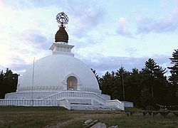 The New England Peace Pagoda in Leverett
