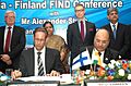 Panabaka Lakshmi and the Minister for European Affairs and Foreign Trade, Finland