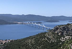 Pelješac bridge - Most Pelješac - Croatia - 2022-06-16