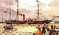 RMS Britannia 1840 paddlewheel