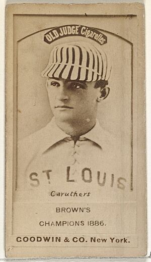 Robert Lee "Parisian Bob" Caruthers, St. Louis Browns, from the Old Judge series (N172) for Old Judge Cigarettes MET DP846032