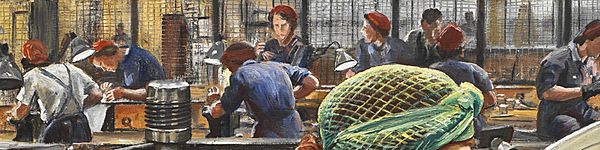 Ruby Loftus screwing a Breech-ring (1943) (Art. IWM LD 2850) (background crop)