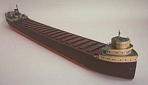SS Edmund Fitzgerald scale model