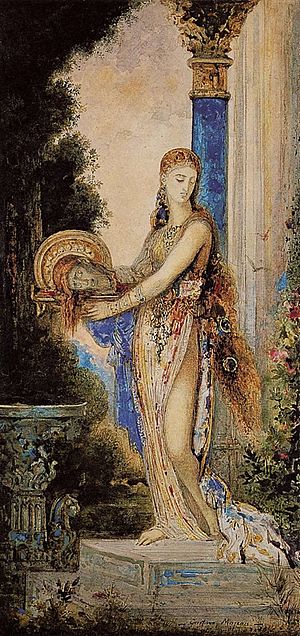 Salome with Column by Gustave Moreau