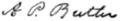 Signature of Andrew Pickens Butler