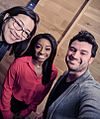 Simone Biles with VOA's Ramon Taylor