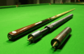 Snooker cue and extensions