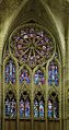 Soissons, cathedral Saint-Gervais-et-Saint-Protais, the windows in north transept