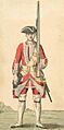 Soldier of 44th regiment 1742