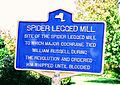 Spider Legged mill Historical Marker BEE8058