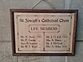 St. Joseph's Cathedral, Dunedin, Plaque 5