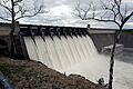 Table Rock Dam during April 2008 White River Flood