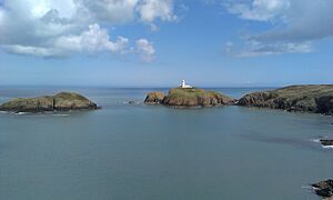 The lighthouse at Strumble Head