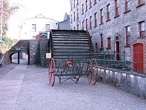 The waterwheel which drove the malt grinding stones at the Midleton Distillery - geograph.org.uk - 493504