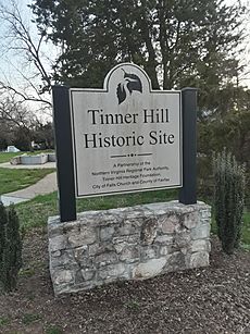 Tinner Hill Historic Site sign