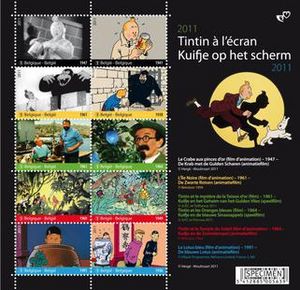 Tintin on screen - Belgian Post