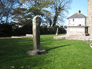 Two ancient crosses in the grounds of Camborne Parish Church - geograph.org.uk - 1017203