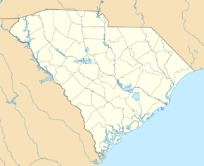 1886 Charleston earthquake is located in South Carolina